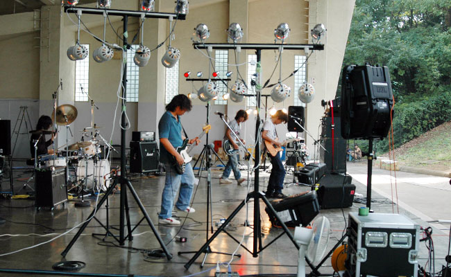 野外などコンサートイベントのPA